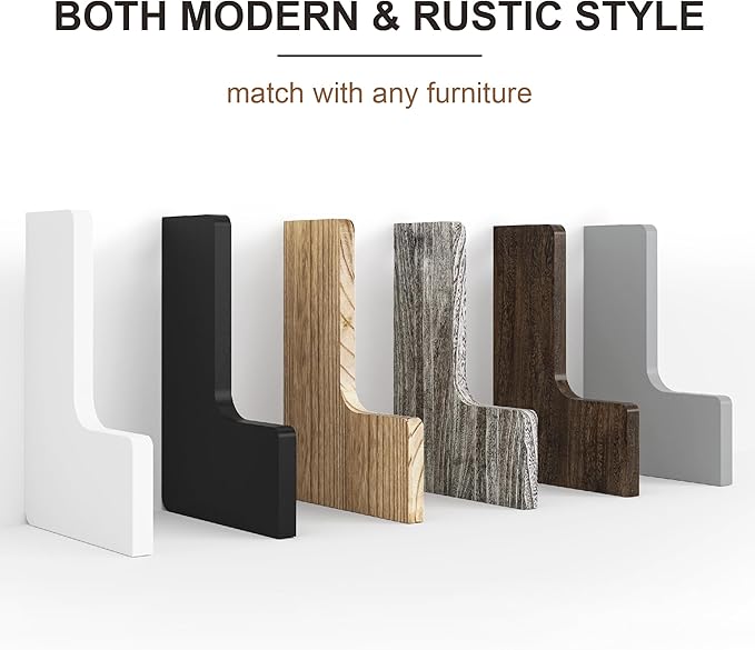 fuqing Corner Floating Shelves, Wall Shelf Set of 3, Shelves - Image 6