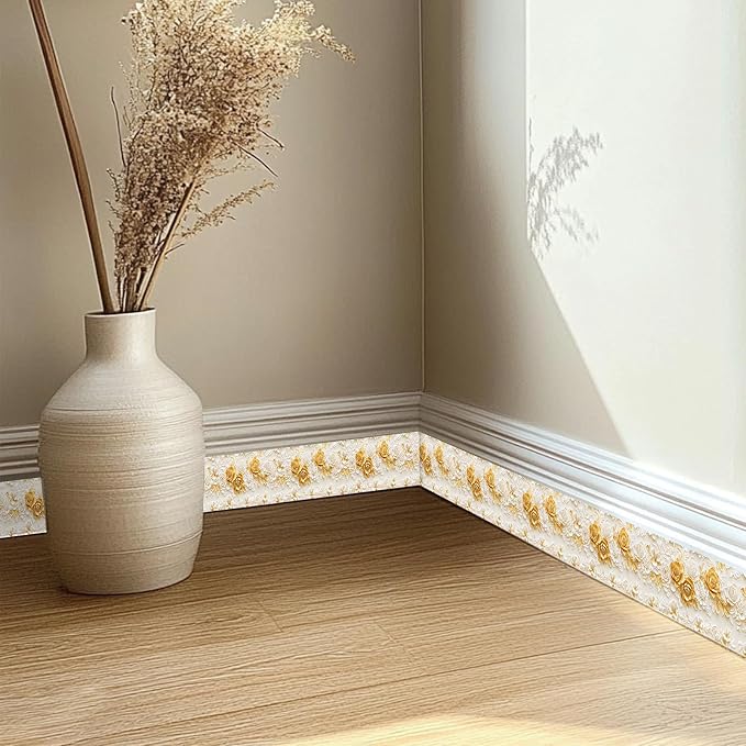 HOMETITUTE Wallpaper Border 4x196 Inch Peel and Stick Wall Border Wallpaper - Image 3