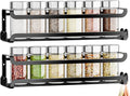 LUCYCAZ 2 Pack Wall Mounted Spice Rack by LUCYCAZ
