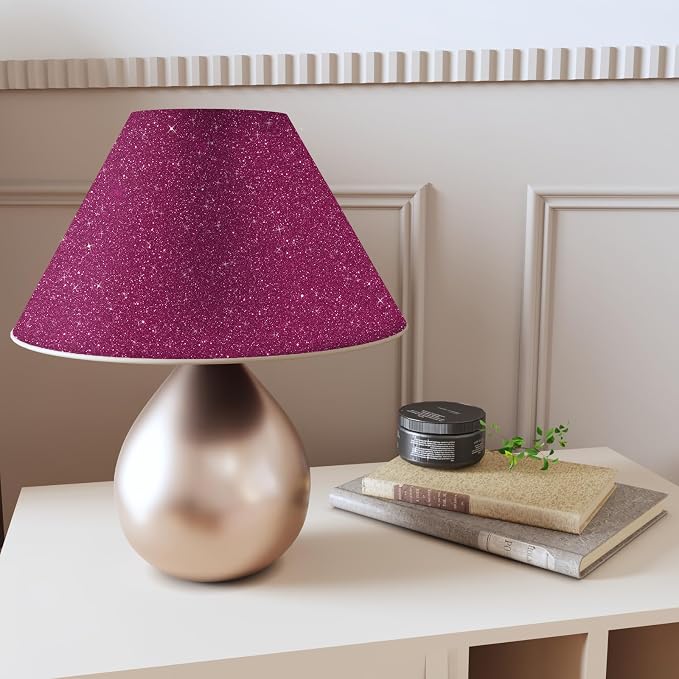 CRE8TIVE Deep Pink Glitter Wallpaper Border Peel and Stick Wall Border Stickers - Image 5
