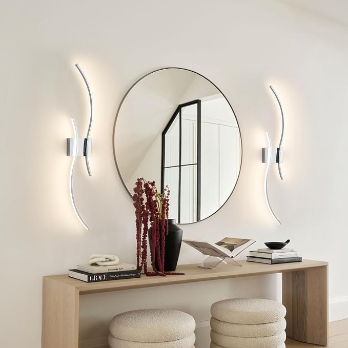 Battery Operated Wall Sconces Set of Two - Image 9