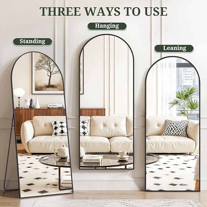 Mirror Full Length 64"x21" Full Body Floor Mirror - Image 6