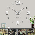 Mintime Modern Frameless DIY Wall Clock Large 3D Wall Watch Mirror Numbers by Asrnten