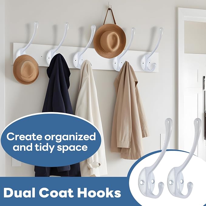 Wall Hooks for Hanging, for Living Room, Bedroom for Towel - Image 3