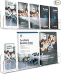HIIMIEI Brochure Holder Wall Mount, Pamphlet Display Stand by HIIMIEI