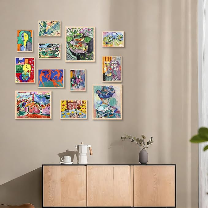 KBKBART Matisse Wall Art Prints Set of 12, Matisse Eclectic Wall Decor - Image 4