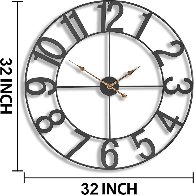 Sorbus Large Wall Clock for Living Room Decor - Image 3