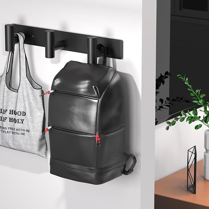 Coat Rack Wall Mounted-3 Hooks, Heavy Duty Stainless Steel Wall Hooks - Image 6