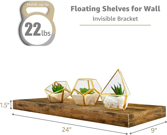 Sorbus Floating Shelves for Wall - Image 3