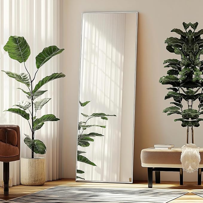 Sunniry Full Length Mirror 56x16 inch, Stand Up Mirror - Image 7
