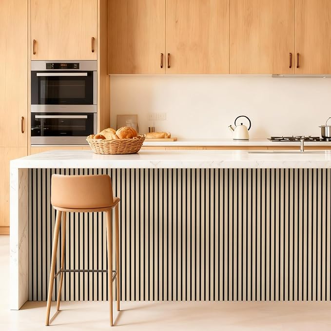TONOR Wood Wall Panels for Interior Wall Decor, 4 Pack 47.2" x 23.6" Wood Slat - Image 8
