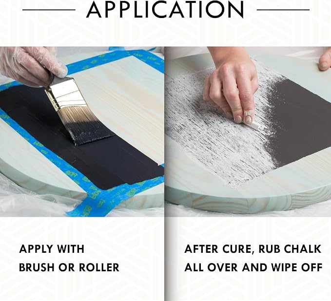 Rust-Oleum 206540 Chalkboard Brush-On Paint, 30 oz - Image 9