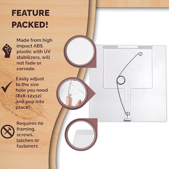 Morvat Adjustable Spring Access Panel 14"x14" Inches, - Image 4