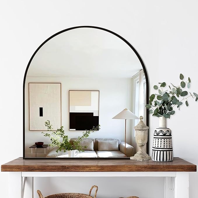 FICTOR Bathroom Mirror for Wall, Arched Vanity Bathroom Mirror for Over Sink by FICTOR