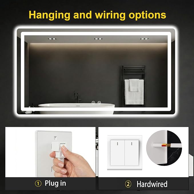 LED Bathroom Mirror with Lights - Image 8