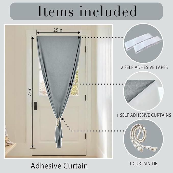 Self-Adhesive Complete 100% Blackout Curtain - Image 6