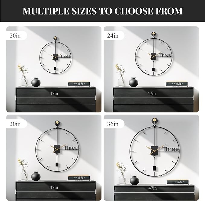 36 inch Wall Clock Extra Large Wall Clocks - Image 6