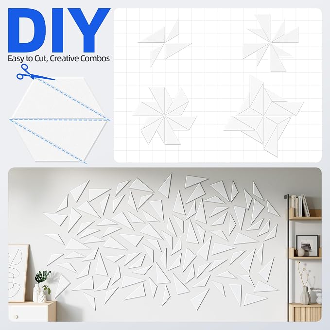 20 Pack Acoustic Panels with Self-Adhesive 12"X10"X0.4" Sound Proof Foam Panels - Image 4