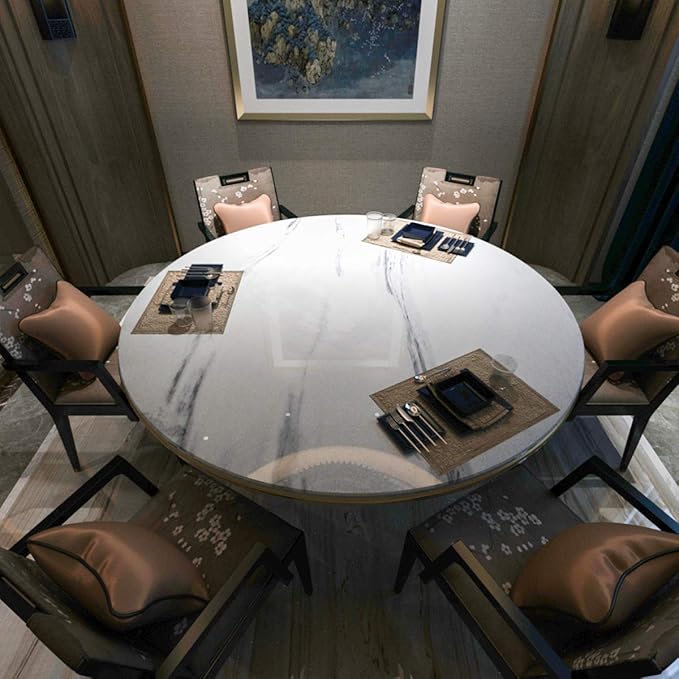 BAYYA Large White Marble Granite Wallpaper Peel Stick Thicken 24x354inch - Image 9