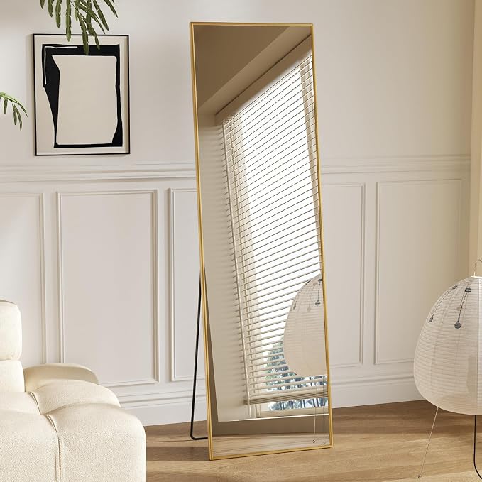 Sweetcrispy 56"x15" Full Length Mirror, Leaning or Standing Full Body Mirror by Sweetcrispy