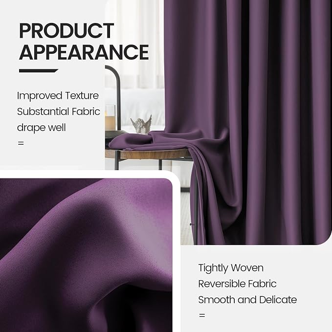 Ceiling Pinch Pleated Blackout Curtains & Drapes - Image 4