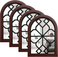 ZEXUIRU 4 Set. Rustic Wall Mirrors by ZEXUIRU