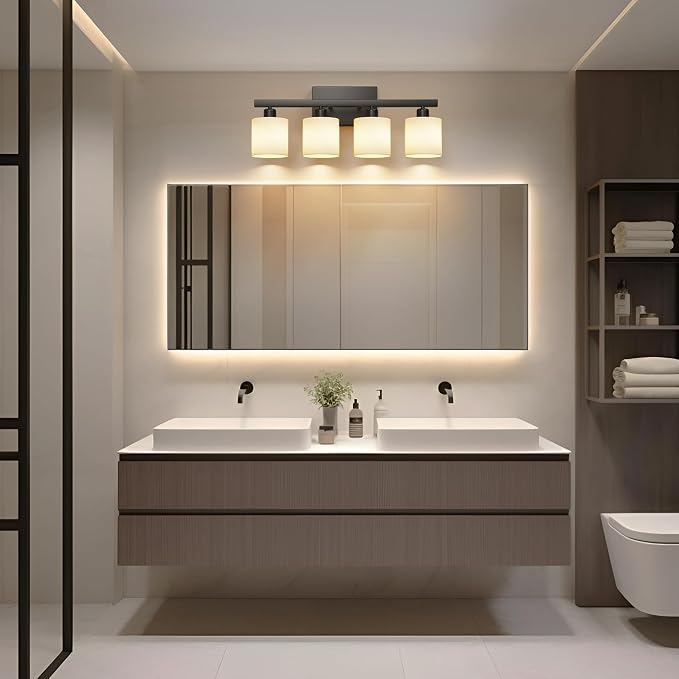 PARTPHONER Bathroom Light Fixtures, Bathroom Lighting Fixtures Over Mirror - Image 7