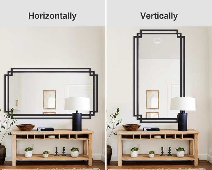 28" x 55" Living Room Mirror for Wall Decor, Large Decorative Mirror - Image 6
