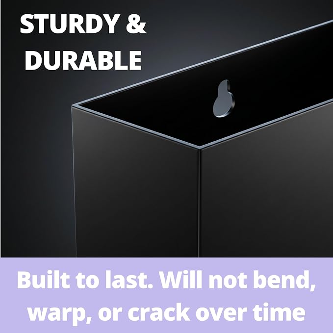 LaLaGreen Wall Planters for Outdoor Plants Carbon Steel Black Metal Hanging - Image 7
