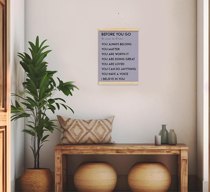 Mental Health Positive Affirmations Inspirational Wall Art Decor, Therapist - Image 4