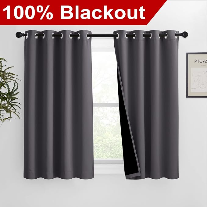 NICETOWN 100% Blackout Curtains - Image 2
