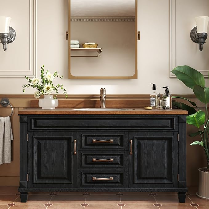 Vinjiasin Peel and Stick Wallpaper Black Wallpaper Black Wood Contact Paper - Image 7