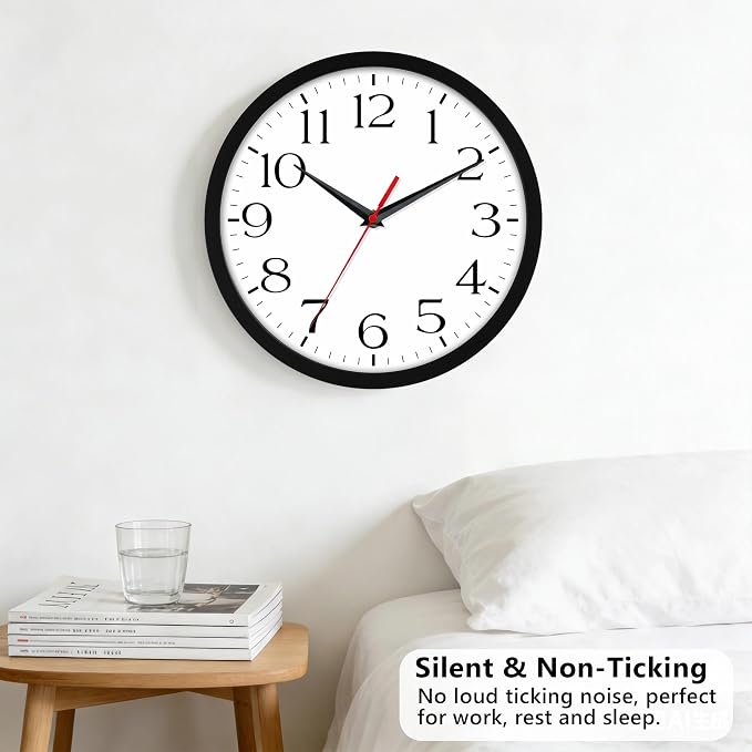 DAXSMY 10 Inch Wall Clock - Image 5