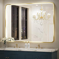 48x36 Inch LED Bathroom Mirror by FTOTI