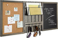 MyGift 3 Panel Wall Mounted Entryway Bulletin Board Combo Set by MyGiftHome
