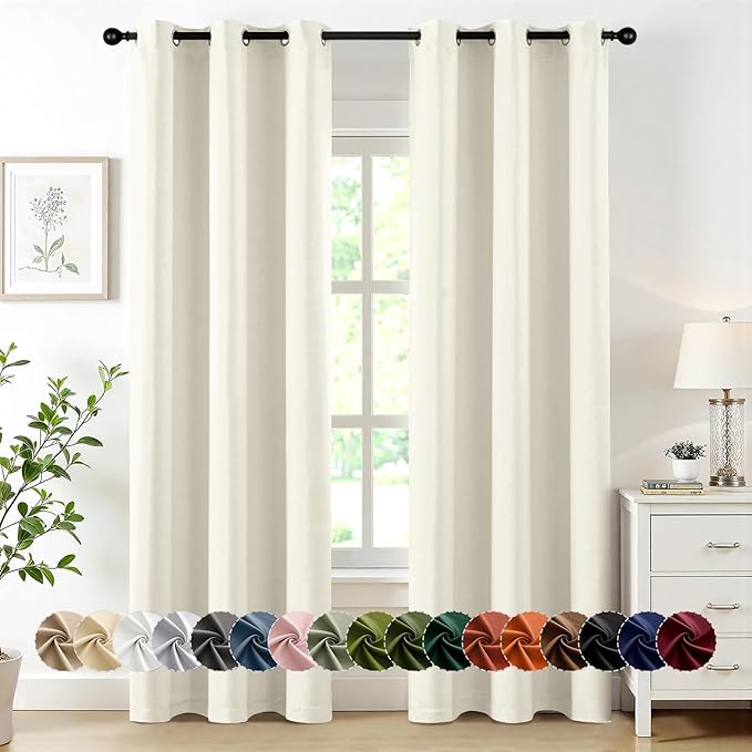 MIULEE Blackout Curtains for Bedroom Living Room 2 Panels, Thermal Insulated by MIULEE