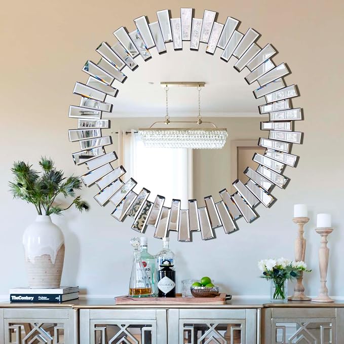 Chende Modern Decorative Round Mirror, by ChendeMirror