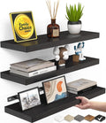 BAYKA Floating Shelves for Wall, Wall Mounted Rustic Wood Shelves for Bathroom by Bayka