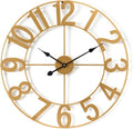 Sorbus Gold Metal Wall Clock by Sorbus