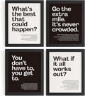 DSHFG Motivational Office Wall Art Decor Prints Set of 4, 8x10 Unframed by Unknown