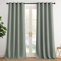 NICETOWN Room Darkening Draperies Curtains Panels, 2 Panels Sage Green W52 x by NICETOWN