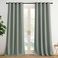 NICETOWN Room Darkening Draperies Curtains Panels, 2 Panels Sage Green W52 x by NICETOWN