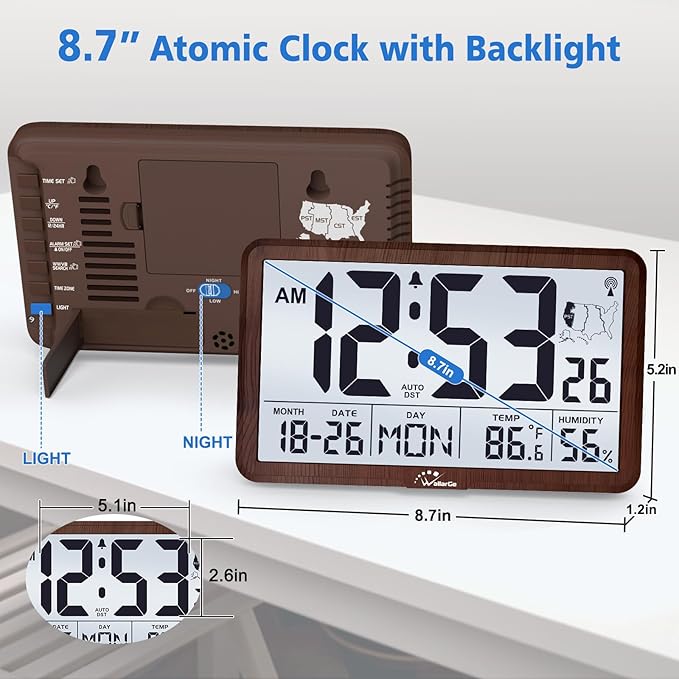 WallarGe Atomic Wall Clock - Image 2
