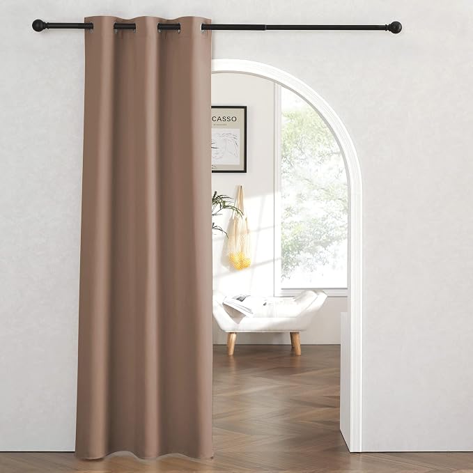 RYB Home Blackout Curtains Thermal Insulating Privacy Temporary Door Curtains by RYBHOME