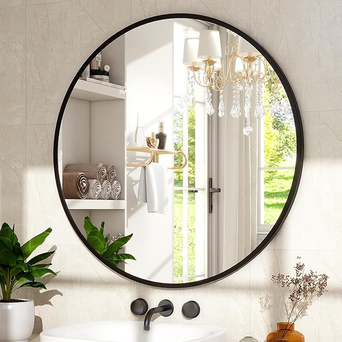 XRAMFY 24 Inch Round Mirror - Image 3