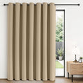Joydeco Blackout Patio Sliding Door Curtains 90 Inches Long, Grommet Privacy by JOYDECO