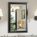 Briivue 20x30 Inch Black Bathroom Mirror by Briivuemodernmirrors