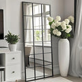 Dewfig 65"x 24" Window pane Full Length Mirror, Wall Mirror, Floor Standing by YourSpacePerfectlyReflected