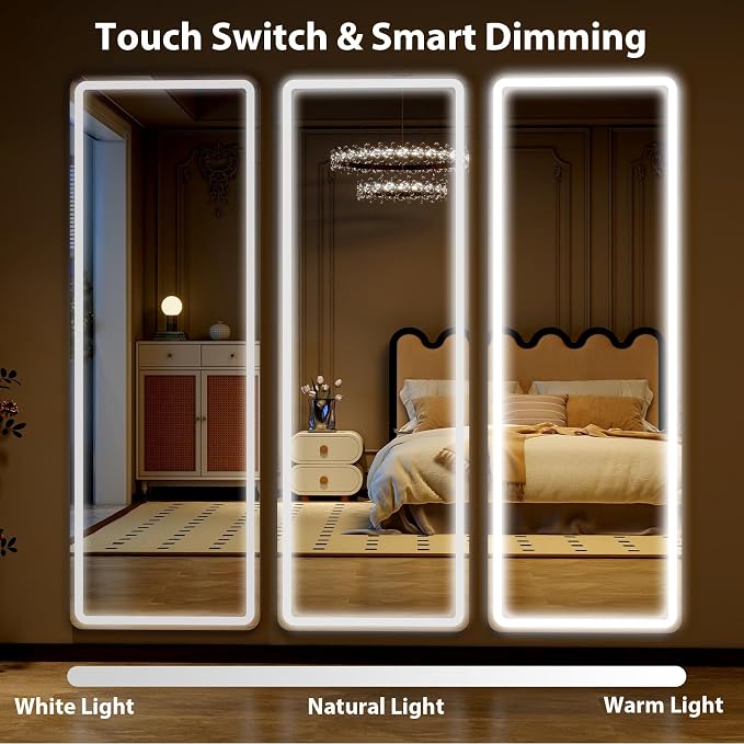 Full Length Mirror with LED Lights, LED Mirrors Full Length Floor Mirror Full - Image 6
