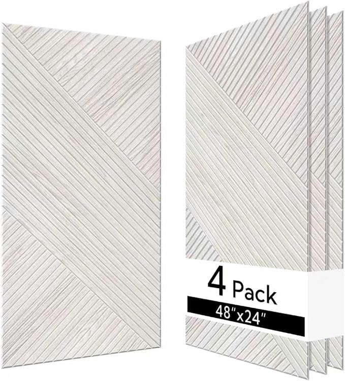Olanglab Peel and Stick Wall Panels 4 Pack, 47.2 x 23.6 per Wall Panels by Olanglab